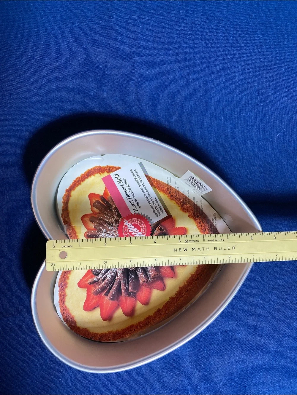 Wilton Heart Dessert Cake Pan with Removable Bottom Discontinued 1990 - NWT